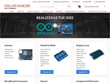 Tablet Screenshot of italian-makers.com